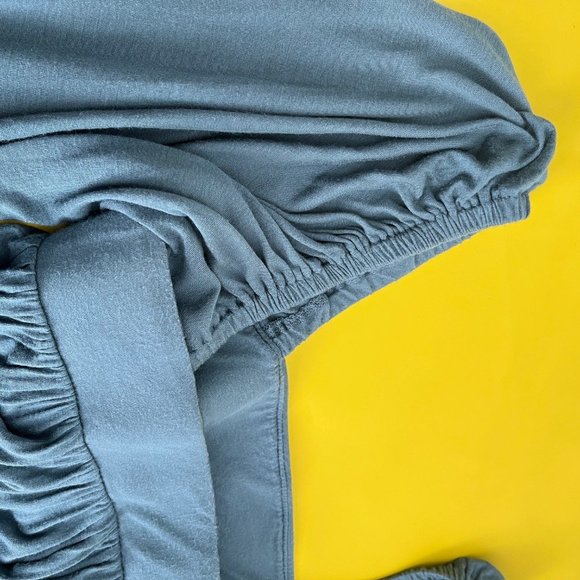 Moda International for Victoria's Secret Bra Top with Balloon Sleeves, Green, XS - Picture 4 of 8